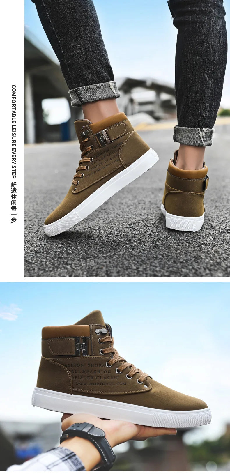 Brand Designer Men's Sneakers Comfortable Casual Shoes Fashion Non-slip Platform Shoes New Lightweight Sneakers Tenis Masculino