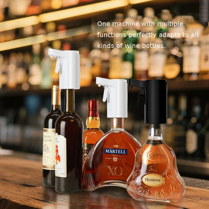 Smart Digital Wine Dispenser for Home Bar & Electric Aerator, Hands-Free Sensor for Wine, Whiskey, Spirits - Ideal Gift
