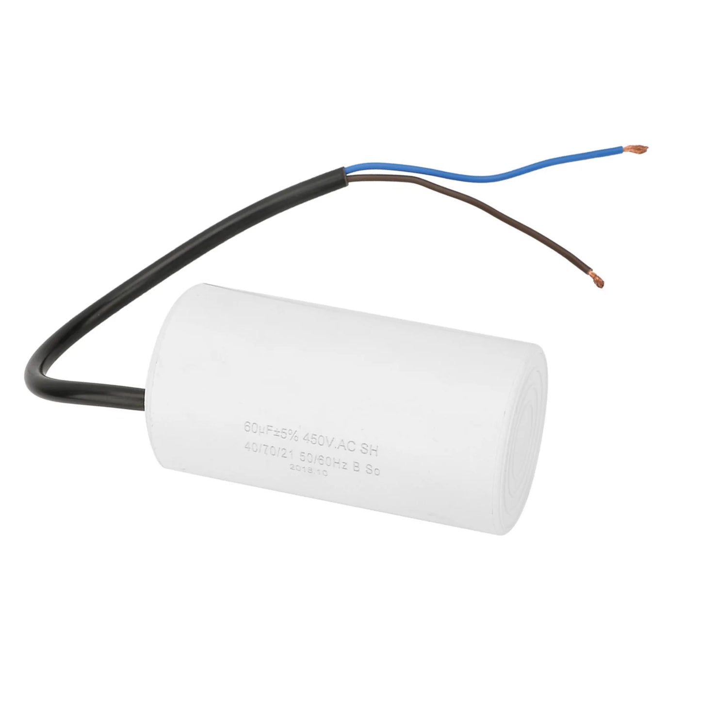 CBB60 EcO Friendly Motor Running Capacitor 450V 60uf ESR 0.2 for Household Electric Appliance