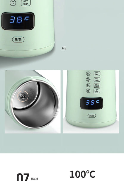Smart Digital Water Bottle Electric Kettles with Smart Temperature Control Cup Heated Thermal Bottle Stainless Steel Thermos
