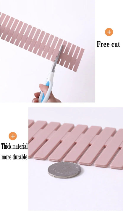 Adjustable Household Storage Cabinet Combination Partition Drawer Organizer Makeup Divider Underwear Socks Sundries Escritorio