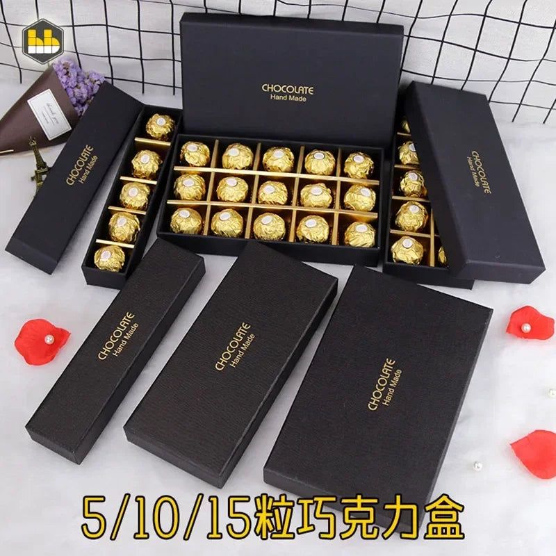 chocolate box / hardcover chocolate box is custom-made plus logo chocolate box