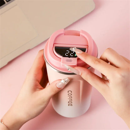 510ml Smart Thermos Bottle LED Temperature Display Thermal Mug Coffee Cups Portable Vacuum Flasks Travel Insulated Tumbler