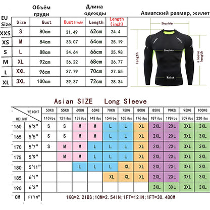 Men's Cross Print High Neck Breathable Training T-Shirt Quick-drying Long Sleeve Fitness Workout Stretch Tight Top S-3XL