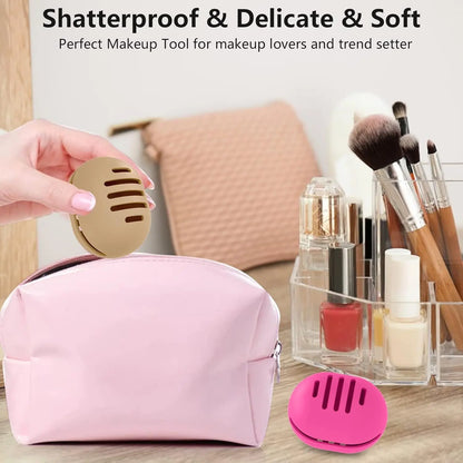 Makeup Sponge Holder Eco-Friendly Silicone Beauty Eggs Storage Case Multi-hole Travel Protable Cosmetic Puff  Organizer Box