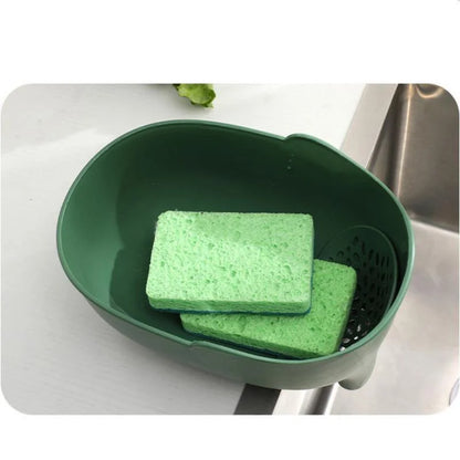 Kitchen Sink Filter Drainage Filter Basket Dry Wet Separation Garbage Filter Elephant Shaped Hanging Vegetable Washing Basket