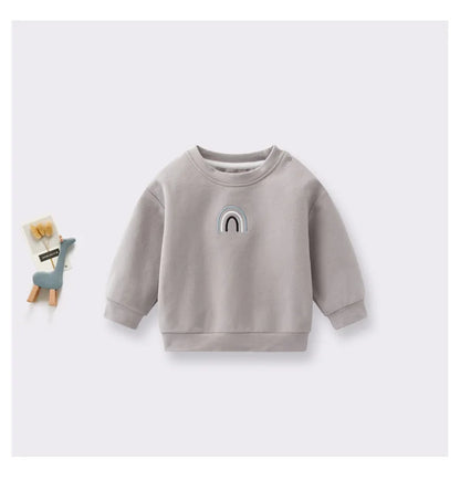 Baby Boys Clothes Spring Autumn Cartoon Cotton Sweatshirt Boys Girl's Pullover Fashion Comfortable Baby Hoodies Kids 0-3 Years