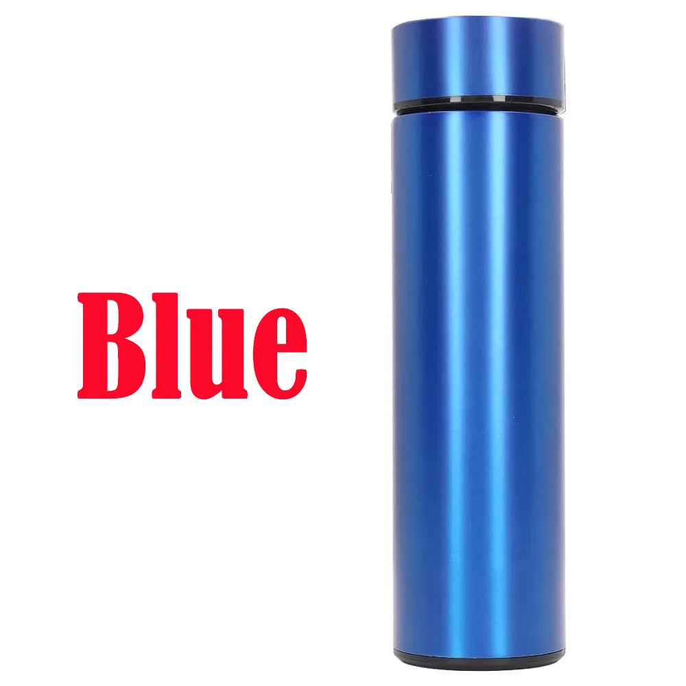 Custom Name Smart Digital Water Bottle Keeps Cold and Heat Thermal Bottle Stainless Steel Thermos for Baby Children Kids