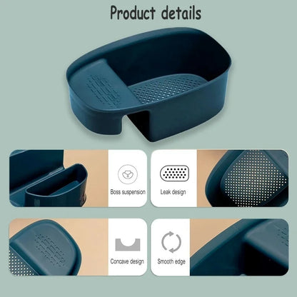 Kitchen Sink Filter Drainage Filter Basket Dry Wet Separation Garbage Filter Elephant Shaped Hanging Vegetable Washing Basket