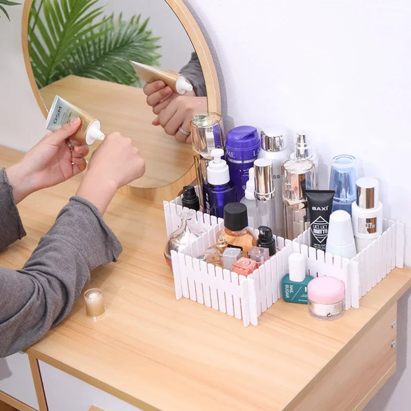 Adjustable Household Storage Cabinet Combination Partition Drawer Organizer Makeup Divider Underwear Socks Sundries Escritorio