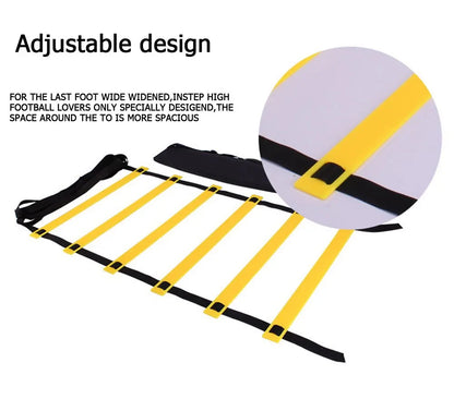 Agility Training Football Soccer Equipment, Fitness Training Disc Cones Ladder Chute Running Umbrella for Speed Balance Footwork