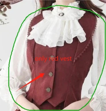Autumn Winter Clothing Set Ladies Elegant Long Sleeve White Shirt Blouses Retro Vest with Fishbone Skirt Lolita 3 Piece Outfits