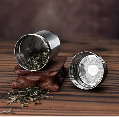 300/400/500ML Double Wall Glass Water Bottle Stainless Steel Filters Bamboo Lid Travel Home Drinkware Tea Infuser Office Tea Cup