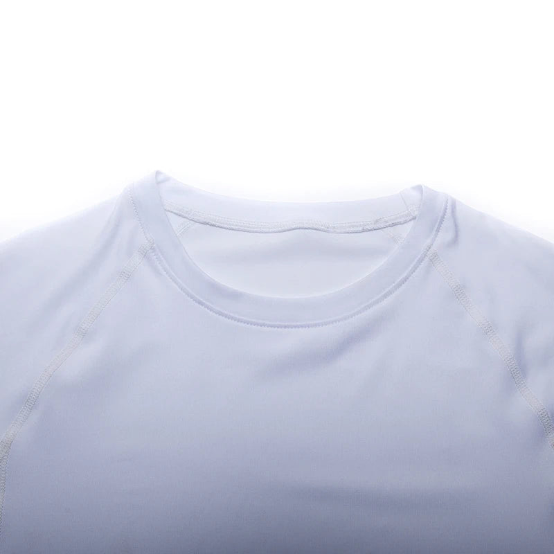 Men Bodybuilding Sports T-Shirt Quick Dry Running Shirt Long Sleeve Compression Top Gym T Shirt Men Fitness Tight Rashgad