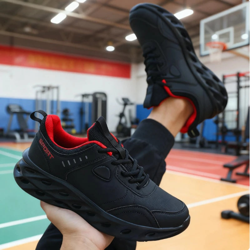 Men's Sport Shoes Breathable Lightweight Running Shoe Fashion Casual Sneakers Shock-Absorbing Gym Athletic Shoe for Men Hot Sale