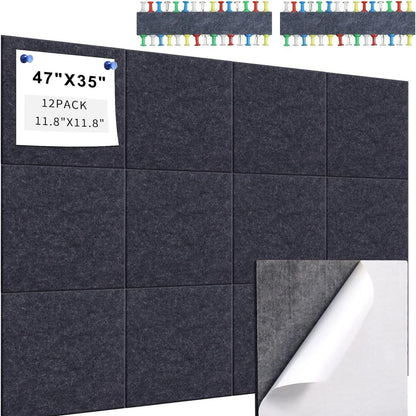 Eco-Friendly Polyester Fiber Acoustic Panels & Felt Soundproof Tiles for Kindergarten/Office/School, Noise Reduction Wall Decor