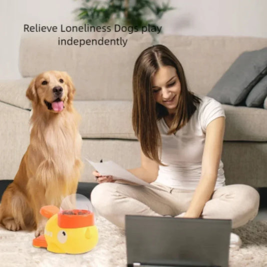 Pet Training Treat Dispensing Puzzle Toy Interactive Dog Intelligence Stimulation Feeding Fun