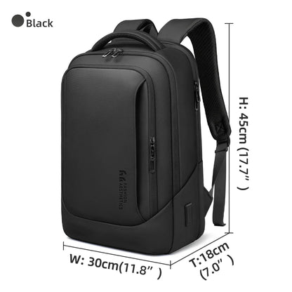 HK Business Backpack Multifunctional Men's 15.6" Laptop Bag Large Capacity Travel Backpacks Waterproof School Bags Work Rucksack