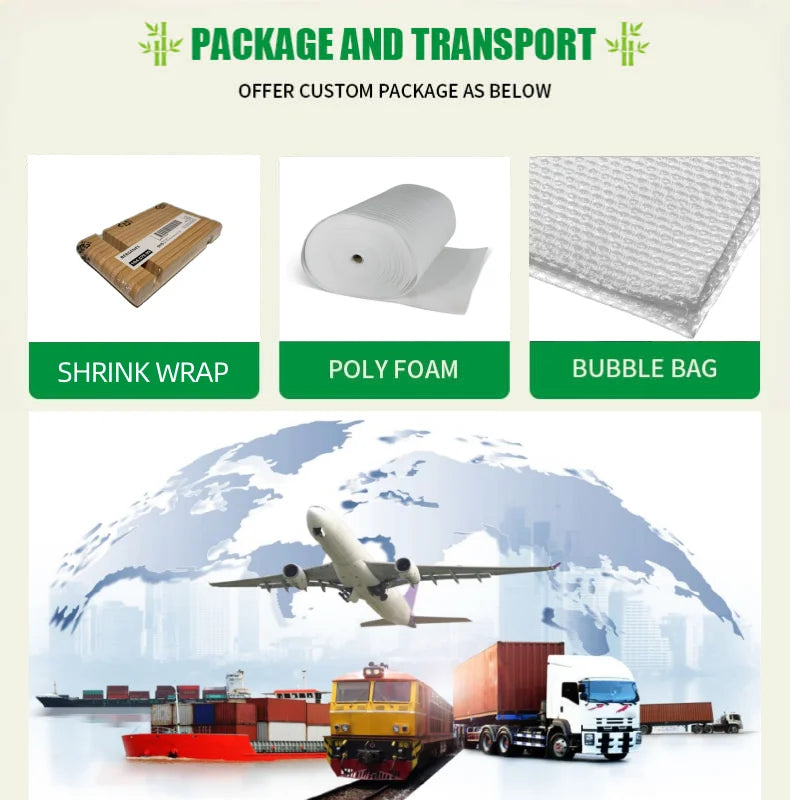 Eco-Friendly Bamboo Coffee Table - Sustainable Living Room Furniture