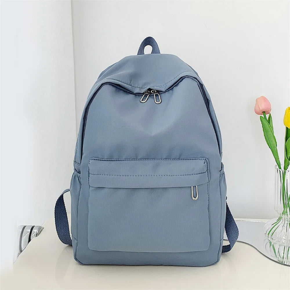 Customized New School Bags Personalized Name Embroidery Large Capacity Nylon Student Backpack Adult Children Travelling Bags