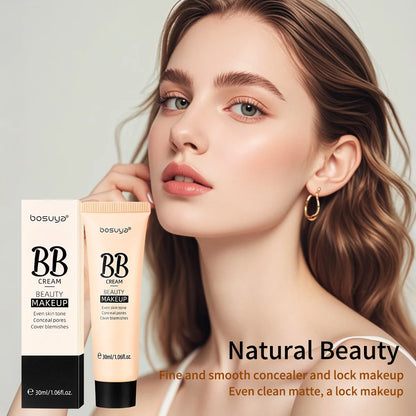 30ml Beauty BB Cream Foundation,Liquid Concealer,Long-Lasting Moisturizing Waterproof,Not Easy to Remove Makeup,Full Coverage