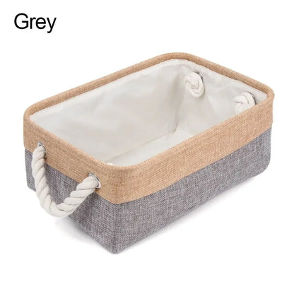 Home Supplies Sundries Sorting Basket Folding Linen Organizer Box Underwear Socks Baby Toys Storage Basket