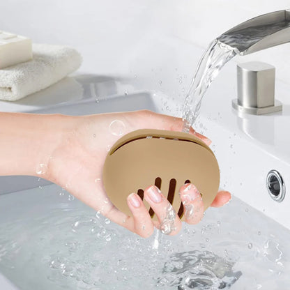 Makeup Sponge Holder Eco-Friendly Silicone Beauty Eggs Storage Case Multi-hole Travel Protable Cosmetic Puff  Organizer Box