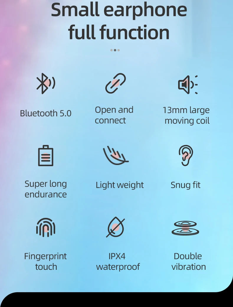 Choice Lenovo LP40 Bluetooth Earphones TWS Immersive Sound HIFI With Mic Wireless Headphones Touch Control HD Call Game Earbuds