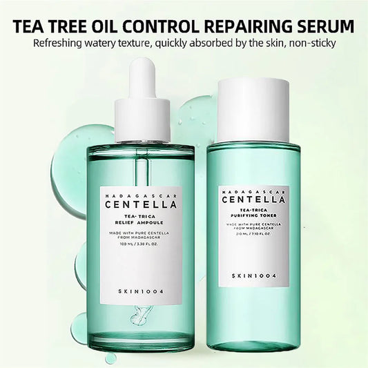 SKIN1004 Tea-Trica Soothing Ampoule Essence Tea Tree Toner Moisturizing Skin Care Korean Skin Care Products