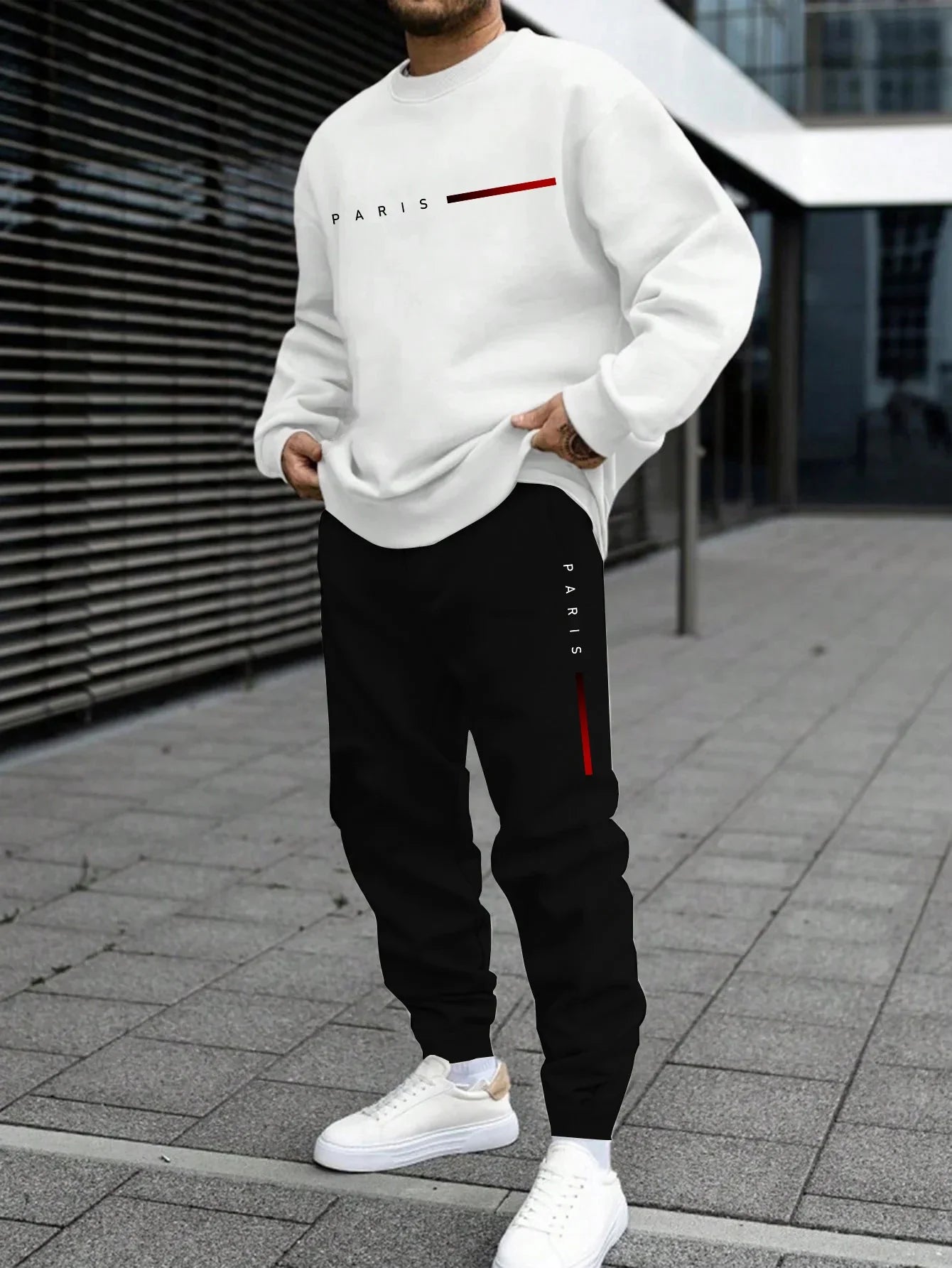Daily Casual Autumn Winter Fashion Single Sweatshirts Sweatpants Men Sports Men's Tracksuit Hoodies Comfort Simplicity Outdoor