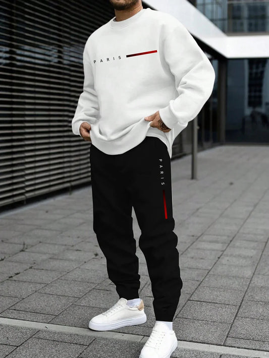 Daily Casual Autumn Winter Fashion Single Sweatshirts Sweatpants Men Sports Men's Tracksuit Hoodies Comfort Simplicity Outdoor