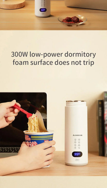 400ml Portable Smart Water Bottle Stainless Steel Thermos Temperature Display Leakproof Vacuum Flasks Coffee Cup Milk Mug