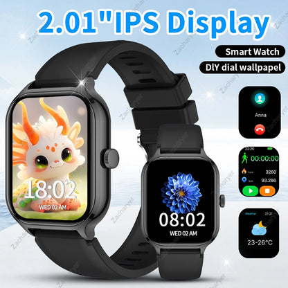 Smart watch with multiple sports modes, can make and receive calls, message reminders