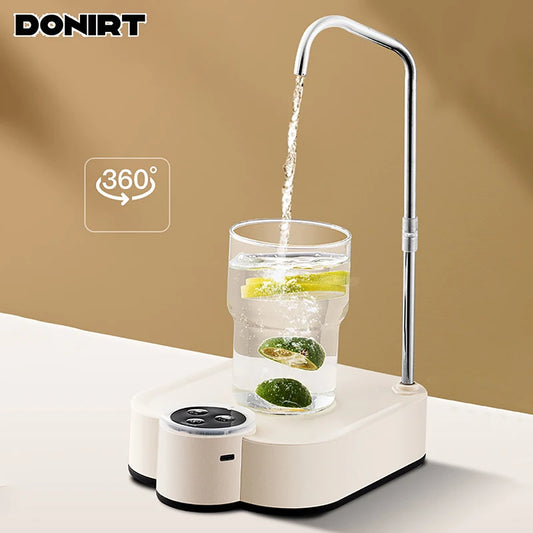 Smart Electric Water Pump Rechargeable Automatic Water Dispenser for Gallon Drinking Portable Water Bottle Pump for Home Office