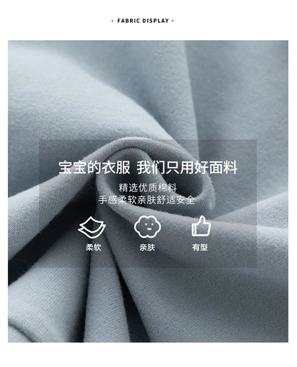 Baby Boys Clothes Spring Autumn Cartoon Cotton Sweatshirt Boys Girl's Pullover Fashion Comfortable Baby Hoodies Kids 0-3 Years