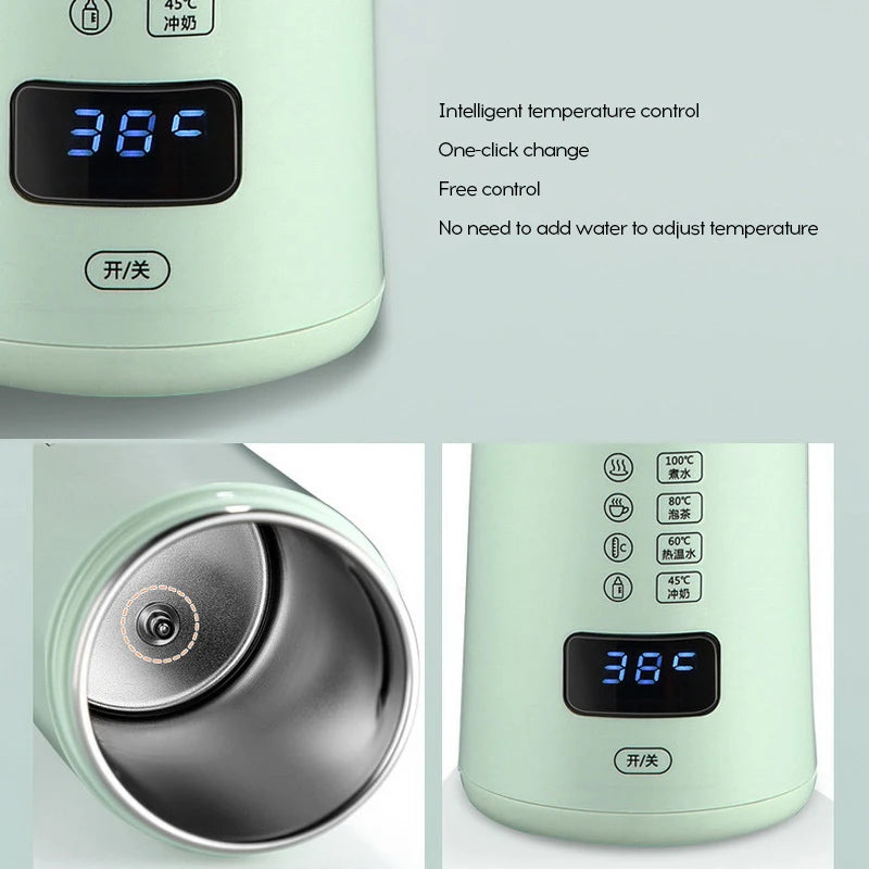 Smart Digital Water Bottle Electric Kettles with Smart Temperature Control Cup Heated Thermal Bottle Stainless Steel Thermos