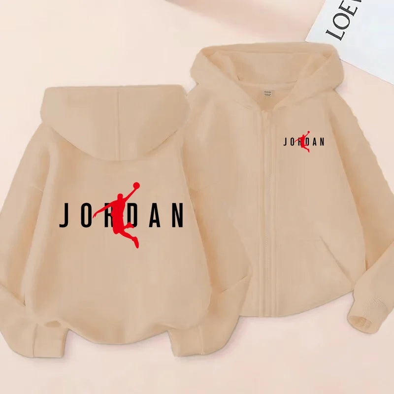 Children's Hoodies ZipperStyle Sweatshirt Fashion Idol star Charming Coat Boys Girls 3-12Yrs Cardigan Sports Casual Clothes Gift