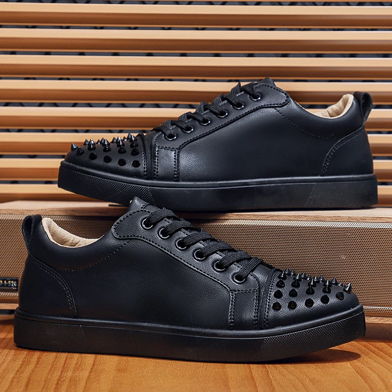 Comfortable Breathable Studded Sneakers for Men Women Casual Sports Shoes Fashion Lightweight Walking Shoes