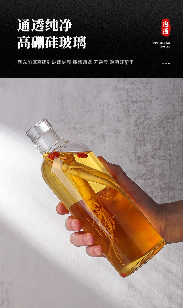 300-1000ML Glass Water Bottle Large Capacity Multi-function Creative Simple Milk Cup Portable Transparent Outdoor Sports Bottle