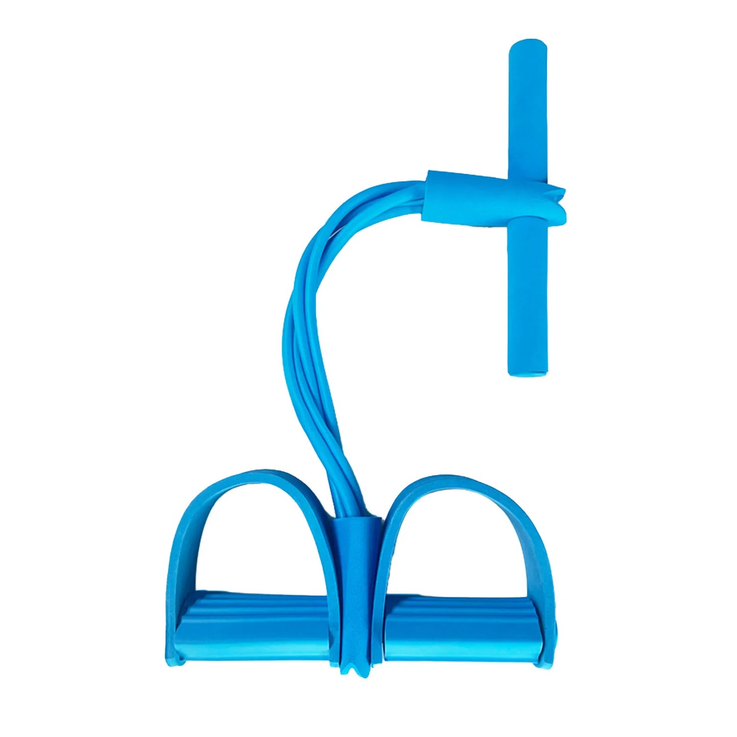 Fitness Resistance Bands - 4 Tube Pedals Tension Machines Upgraded Stretch Bands For Exercise Sit-Ups Exercise Equipment Trainin