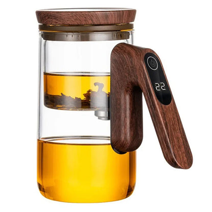 Smart Electric Automatic Glass Water Bottle intelligent timing teapot full glass inner tank automatic tea infuser