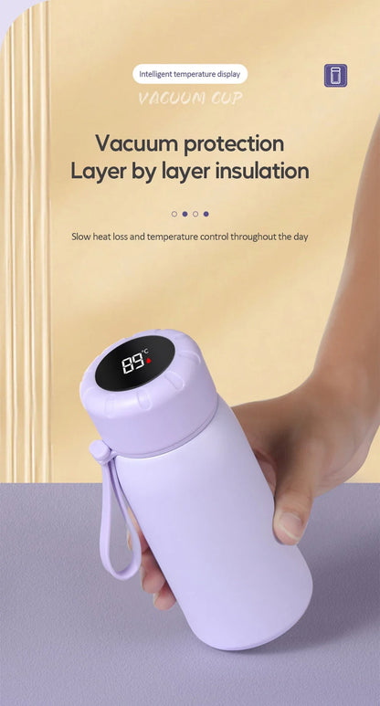 Smart Thermos Mug 316 Stainless Steel Thermos Bottle Vacuum Flasks For Girls Travel Thermal Water Bottle Tumbler Thermocup