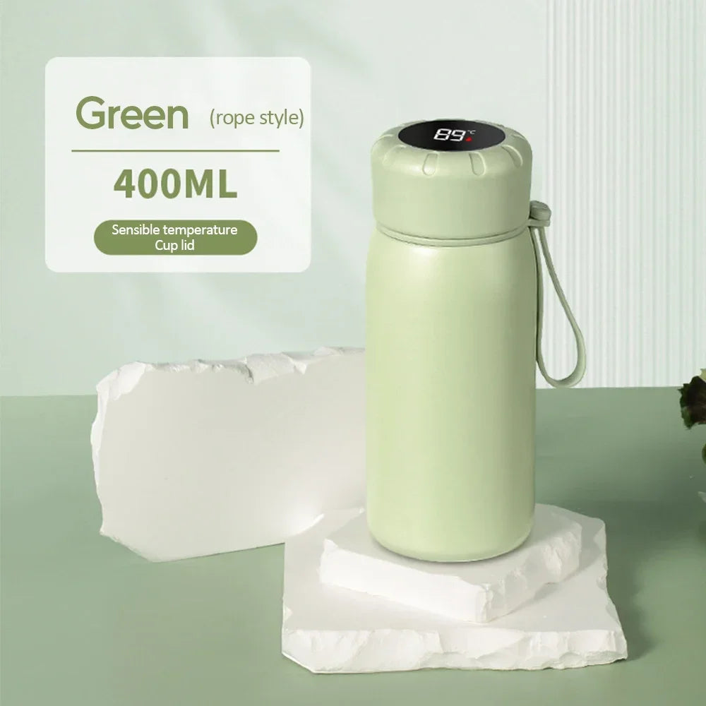 Smart Thermos Mug 316 Stainless Steel Thermos Bottle Vacuum Flasks For Girls Travel Thermal Water Bottle Tumbler Thermocup