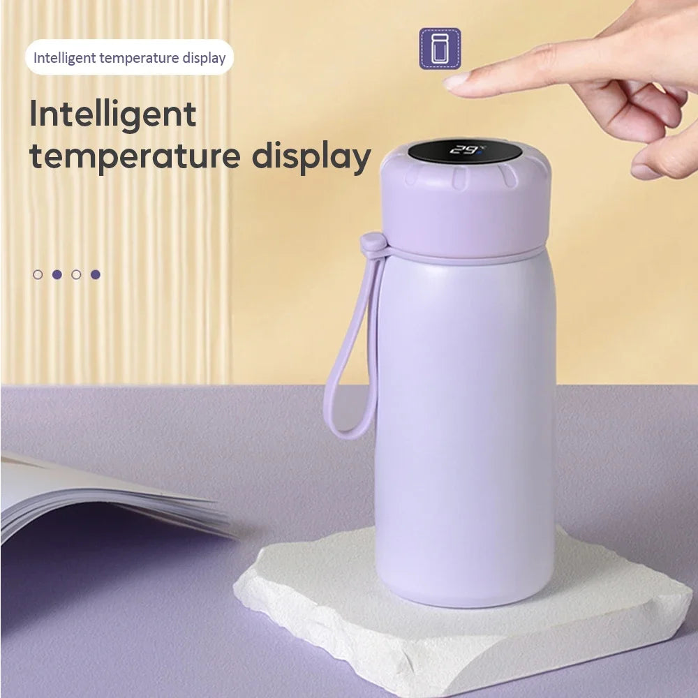 Smart Thermos Mug 316 Stainless Steel Thermos Bottle Vacuum Flasks For Girls Travel Thermal Water Bottle Tumbler Thermocup