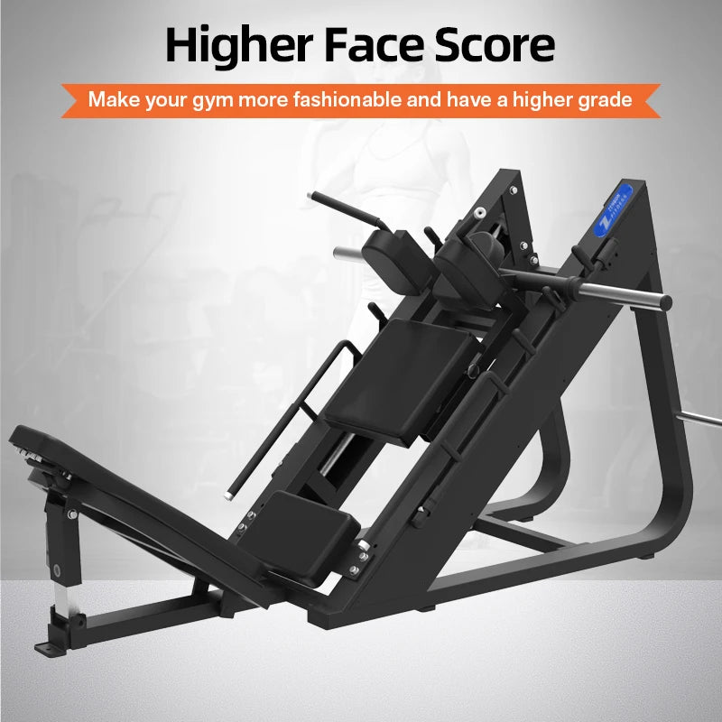 Wholesale Factory Direct Commercial Fitness Equipment Gym Dual Function Free Weight Fitness 45 Degree Leg Press & Hack Slide