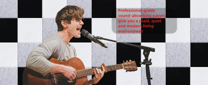 Eco-Friendly Polyester Fiber Acoustic Panels & Felt Soundproof Tiles for Kindergarten/Office/School, Noise Reduction Wall Decor
