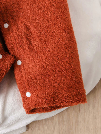 Baby jumpsuit with three-dimensional bear ear hooded design, long sleeved jumpsuit suitable for babies aged 0-12 months