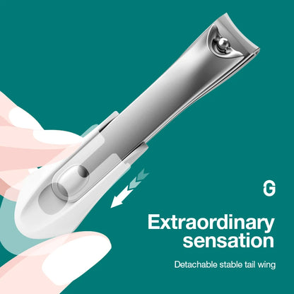 MR.GREEN Slim & Detachable Anti-Splash Nail Clipper Stainless Steel Travel-Friendly Easy Use