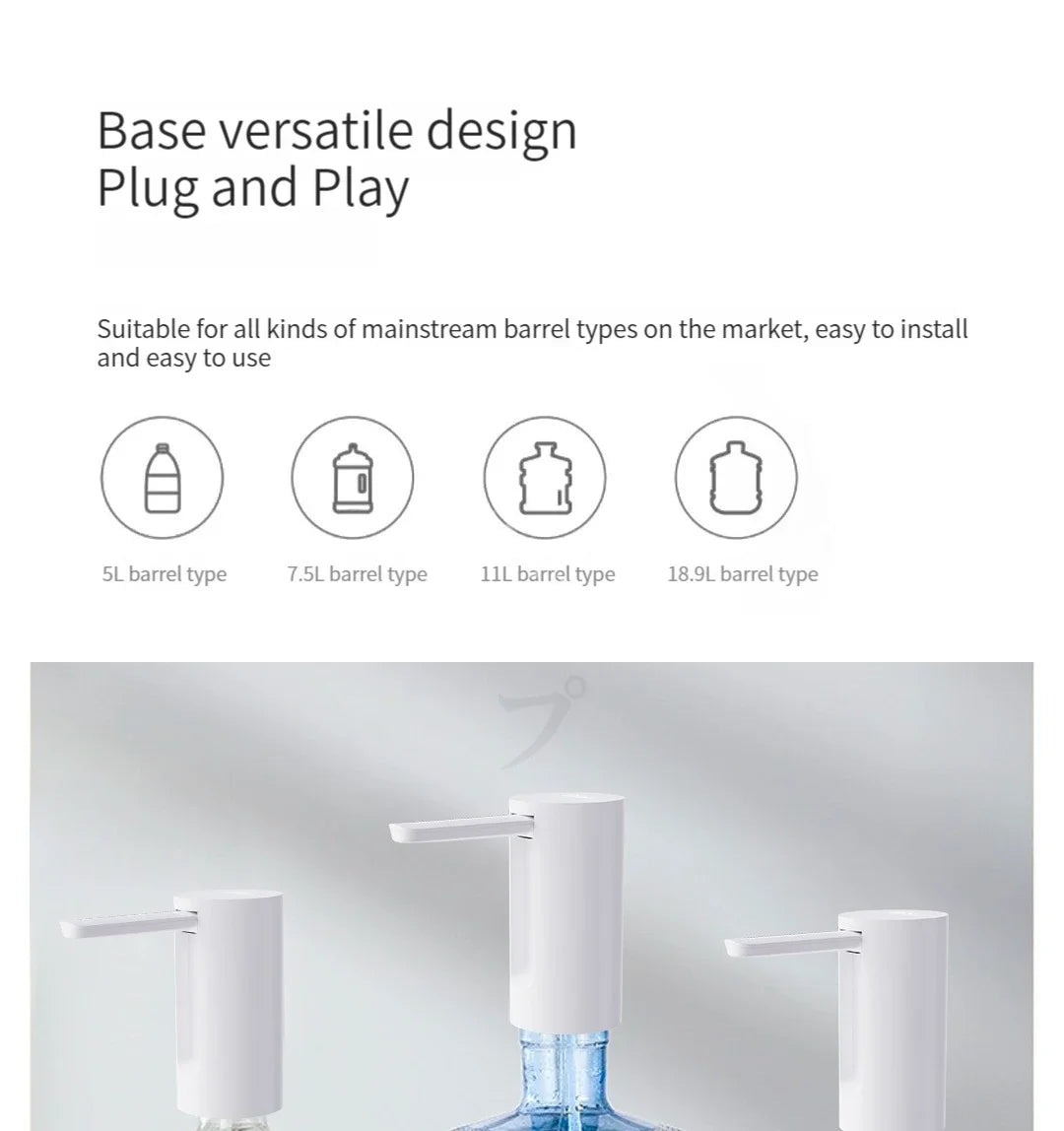 Xiaolang Smart Electric Water Dispenser Portable Automatic Water Pump for Household use Small Water fold Drinkware Kitchen