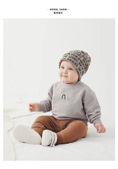 Baby Boys Clothes Spring Autumn Cartoon Cotton Sweatshirt Boys Girl's Pullover Fashion Comfortable Baby Hoodies Kids 0-3 Years